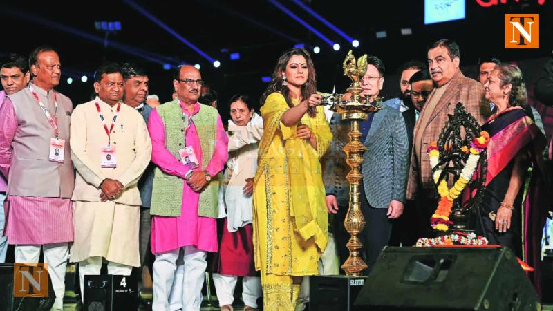 Khasdar Sanskrutik Mahotsav 2024 Kicks Off in Nagpur with Kajol Devgan as Chief Guest